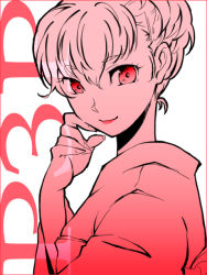 atlus az0212 bad_id bad_pixiv_id japanese_clothes kimono lipstick makeup persona persona_3 persona_3_portable red_eyes shiomi_kotone smile solo