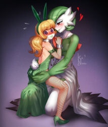 1boy 1girl age_difference animal_ears bdsm blonde_hair blush bob_cut bondage bound bound_wrists chain cocktail_dress collar colored_skin commission creepy cuffs dress elbow_gloves eyeshadow fake_animal_ears fishnet_gloves fishnet_pantyhose fishnets full_body gag gagged gardevoir gen_3_pokemon gloves grabbing_another&#039;s_ass gradient_background green_dress green_hair green_hairband green_male_underwear green_shoes groping hairband heart hetero high_heels highres interspecies kaneeru kneeling loli long_hair looking_at_another looking_at_viewer looking_back makeup male_underwear metal_collar molestation nintendo original pantyhose pokemon pokemon_(creature) pokephilia purple_eyes rabbit_ears rabbit_tail red_eyes scared shackles shoes short_hair signature smile tearing_up twintails two-tone_dress underwear white_dress white_skin wide-eyed