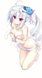 1girl bikini charlotte_labpeyn izure_shinwa_no_houkago_sensou navel simple_background swimsuit tagme white_background youta