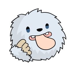 commentary_request creature fluffy lowres no_humans pochiko_(poteko) ragnarok_online simple_background siroma tongue tongue_out transparent_background