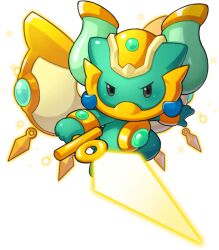 1other araca_(dragon_village) araca_(signature)_(dragon_village) chibi dragon dragon_village_(series) dragon_village_collection furry game_cg holding holding_sword holding_weapon official_art sword third-party_source transparent_background weapon