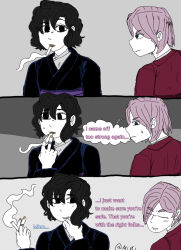 Rule 34 | 1female1male, couple, dazai osamu (isekai shikkaku), genderswap, genderswap (ftm), genderswap (mtf), isekai shikkaku, meme, sacchan (isekai shikkaku), template