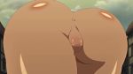 10s 1girl all_fours animated anime_screenshot anus ass ass_shake bitch_taken_for_walk blonde_hair bouncing_breasts breasts censored collar covered_erect_nipples dark_skin dimples_of_venus female_focus hair_ornament hanging_breasts highres huge_breasts large_breasts leash majin_label mosaic_censoring nipples nude ochi_mono_rpg_seikishi_luvilias open_mouth outdoors pet_play petgirl pussy red_eyes solo_focus thighs tia_(ochi_mono_rpg_seikishi_luvilias) tongue tongue_out video white_hair
