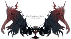 1990s_(style) 1girl absol_(dkqthf) bad_id bad_pixiv_id copyright_name dress female_focus ff_gradient final_fantasy final_fantasy_viii gradient_wings griever lion multicolored_wings retro_artstyle solo ultimecia white_background wings