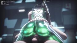 1boy 1girl absurdres animated ass black_hair bodysuit clothed_female_nude_male cowgirl_position crotch_cutout cum cum_in_pussy eve_(stellar_blade) evilaudio female_focus green_bodysuit hands_on_another&#039;s_hips hetero highres huge_ass long_hair noujin nude patreon_username penis ponytail pussy sex solo_focus sound stellar_blade straddling tagme thick_thighs thighs twitter_username uncensored vaginal video wide_hips zerodiamonds_(voice_actor)