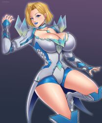1girl absurdres blonde_hair breasts emma_frost gummslime highres large_breasts marvel marvel_rivals x-men