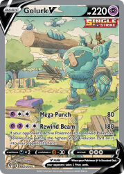 Rule 34 | artist name, axe, blue sky, bridge, card (medium), character name, cloud, company name, copyright name, copyright notice, crate, day, english text, flying, gen 2 pokemon, gen 3 pokemon, gen 5 pokemon, gen 8 pokemon, golem, golurk, grass, holding, katou oswaldo, log, nickit, nintendo, official art, on shoulder, outdoors, path, plank, pokemon, pokemon (creature), pokemon card, pokemon focus, pokemon on shoulder, pokemon tcg, road, rope, rope bridge, sky, swablu, third-party source, trading card, tree, tree stump, unown, unown g, unown l, unown o, wooden bridge, yellow eyes
