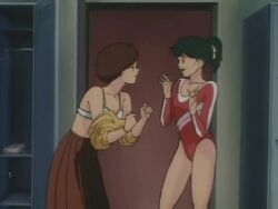 Rule 34 | 1987, 6+girls, 80s, animated, anime screenshot, bra, breasts, brown hair, clothes lift, clothes pull, indoors, ito akemi, leotard, locker, locker room, lowres, multiple girls, nipples, oldschool, panties, panty pull, retro artstyle, shirt lift, skirt, skirt pull, sound, tagme, underwear, undressing, urotsukidouji, video