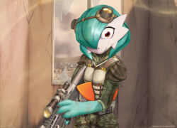 artist_request bad_deviantart_id bad_id battlefield blood body_armor broken_glass building camouflage camouflage_pants gardevoir gen_3_pokemon glass goggles goggles_on_head gun holding holding_gun holding_weapon military military_uniform mrploxykun nintendo non-web_source pants pokemon pokemon_(creature) rifle scope solo source_request surprised war weapon wide-eyed