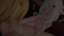 1boy 1girl 3d aether_(genshin_impact) animated audible_music blonde_hair blush bottle candle completely_nude cum cum_in_pussy ejaculation erection eros_(erosenro) flat_chest genshin_impact halo happy_sex hetero indoors koikatsu_(medium) loli looking_at_viewer mini_person minigirl moaning multiple_views navel nipples nude open_mouth paimon_(genshin_impact) penis pov pov_crotch pov_hands purple_eyes pussy pussy_juice sex sitting size_difference sound spread_legs tagme torso_grab vaginal video white_hair