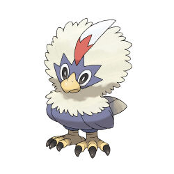 animal_focus bird bright_pupils closed_mouth full_body gen_5_pokemon nintendo no_humans nostrils official_art pokemon pokemon_(creature) pokemon_bw pokemon_focus rufflet simple_background solo sugimori_ken third-party_source white_background white_pupils