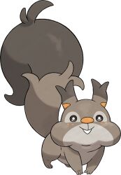 Rule 34 | animal focus, artist request, closed mouth, full body, gen 8 pokemon, nintendo, no humans, official art, pokemon, pokemon (creature), pokemon focus, pokemon swsh, skwovet, smile, solo, squirrel, third-party source, tooth, transparent background