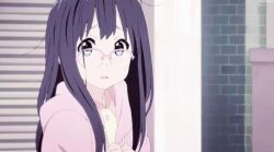 animated animated_gif anime_screenshot kitashirakawa_tamako lowres solo tagme tamako_market