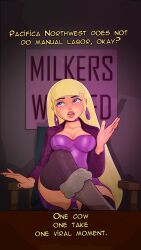 1girl absurdres aged_up arrogant ass bad_tag before_sex blonde_hair breasts choker curvy dress earrings gravity_falls highres huge_ass jewelry large_breasts long_hair noarguments pacifica_northwest panties thighhighs underwear