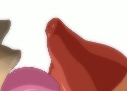 1boy 1girl breasts eiden gigantic_breasts licking licking_nipple nipple_stimulation nipples puffy_nipples tongue