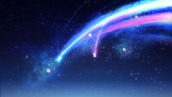 10s comet highres kimi_no_na_wa. night night_sky no_humans scenery sky star_(sky) starry_sky the_cold