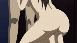 10s 1boy 1girl 2010 2010s age_difference animated animated_gif anime_screenshot ass brown_hair fellatio from_side haha_sange handjob hetero huge_ass inseki koga_hanae koga_tomonori licking licking_penis mother_and_son nude older_woman_and_younger_man oral penis precum siblings step-parent_and_step-child stroking_cock tagme thighhighs tongue tongue_out uncensored