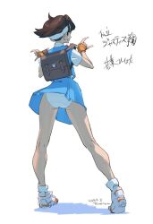 Rule 34 | 1girl, ass, brown hair, justice gakuen, legs, panties, skirt, tombiiwa, underwear, upskirt, wakaba hinata