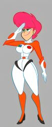 1girl atomickingboo breasts highres large_breasts pink_hair tagme