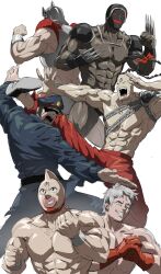 Rule 34 | armor, brocken jr., gloves, kinnikuman, kinnikuman (character), marsmon, mask, ramenman, robin mask, terryman, wrestler