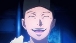 animated animated_gif black_hair hat laughing male_focus oda_nobuna_no_yabou zenki