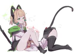 2girls all_fours animal_ear_headphones animal_ears aqua_necktie arm_on_another&#039;s_head ass back_bow black_jacket black_skirt black_tail black_thighhighs blonde_hair blue_archive blunt_bangs blush bottomless bow cat_ear_headphones cat_ears cat_tail chinchirac_(113031217) collared_shirt commentary_request cunnilingus fake_animal_ears fake_tail from_side full_body green_bow green_eyes green_halo green_jacket hair_bow halo hand_on_own_chin hand_up headphones hood hood_down hooded_jacket incest jacket knees_up loli long_sleeves looking_at_viewer loose_thighhigh low-tied_sidelocks medium_hair midori_(blue_archive) miniskirt momoi_(blue_archive) multicolored_jacket multiple_girls necktie no_jacket no_shoes off_shoulder open_mouth oral paid_reward_available parted_bangs pink_halo pleated_skirt pussy_juice red_bow school_uniform shirt siblings sidelocks simple_background sisters sitting skirt stiff_tail suspender_skirt suspenders sweat tail tail_raised thighhighs top-down_bottom-up twincest twins white_background white_jacket white_shirt yuri
