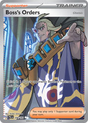 1boy artist_name card_(medium) character_name company_name copyright_name copyright_notice english_text fingernails ghetsis_(pokemon) green_hair grin indoors ishikawa_hideki long_hair male_focus monocle nintendo official_art outstretched_arm pokemon pokemon_bw pokemon_card pokemon_tcg red-tinted_eyewear robe smile solo team_plasma third-party_source tinted_eyewear trading_card window