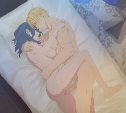 bed breasts cum cum_in_pussy dimitri_alexandre_blaiddyd female_byleth_(fire_emblem) fire_emblem fire_emblem:_three_houses karini nintendo nude