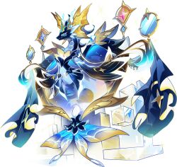 blue_eyes blue_sclera colored_sclera dragon dragon_village_(series) dragon_village_collection fins game_cg looking_at_viewer no_humans official_art reverie_(dragon_village) reverie_(unconscious)_(dragon_village) sea_serpent third-party_source transparent_background water