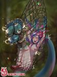 1girl absurdres animated artist_name bdsm blush bondage bound breasts brush clitoris colored_skin crying crying_with_eyes_open feet flower hair_flower hair_ornament highres league_of_legends lipstick lizard_tail makeup mascara multicolored_hair multicolored_skin neeko_(league_of_legends) net nipples nude open_mouth oral patreon_username penis pussy reptile_girl saliva short_hair slit_pupils soles solo suspension tail tears tickle_torture tickling toes tongue tongue_out trapped uncensored video yellow_eyes yeougui