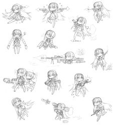 .50_action-express 10s 2girls 7.62x51mm_nato :&lt; akemi_homura akemi_homura_(magical_girl) ammunition ammunition_belt anger_vein annotated anti-materiel_rifle anti-tank_guided_missile anti-tank_missile artillery assault_rifle at4 barrett_m82 bespectacled bipod black_hair braid bullet bullet_hole casing_ejection chibi cocking_gun crew-served_weapon davy_crockett_(nuclear_weapon) desert_eagle dual_wielding fgm-148_javelin firing fn_scar fully_powered_cartridge glasses golf_club greyscale gun hair_ribbon hairband handgun handgun_cartridge hazard_symbol headshot high-explosive_anti-tank_(warhead) highres holding homu ithaca_m37 jon_henry_nam kaname_madoka kyubey left-handed light_machine_gun lmg_cartridge long_hair m13_link m1_bazooka m249_saw m28/m29_davy_crockett machine_gun madoka_runes magical_girl magnum_cartridge mahou_shoujo_madoka_magica mahou_shoujo_madoka_magica_(anime) man-portable_anti-tank_systems mg3 military_cartridge missile missile_launcher monochrome multiple_girls multiple_persona muzzle_flash nuclear_artillery nuclear_weapon one_eye_closed pantyhose pink_hair pistol pistol_cartridge precision-guided_munition pump_action purple_eyes radiation_symbol recoilless_gun red-framed_eyewear ribbon rifle rifle_cartridge rocket-propelled_grenade rocket_(projectile) rocket_launcher rpg rpg-7 rpg_(weapon) school_uniform shell_casing shield short_hair shotgun shoulder-fired_missile sketch smoke smoking_barrel sniper_rifle twin_braids typo weapon weapon_of_mass_destruction