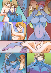 2girls defeat disguise dressing highres multiple_girls ninja original soldier tagme