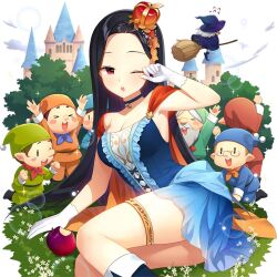 &gt;_&lt; 1boy 1girl 2boys 2girls 3girls :d ;) ;d ;o animal apple arm_up armpits arms_up baby_animal bag bare_shoulders basket bird black_eyes black_hair blonde_hair blue_dress blue_skirt blue_sky blush blush_stickers boots bow bowtie breasts broom broom_riding brown_hair building cape castle cat chick choker clarice_lapis cleavage closed_eyes collarbone cosplay crossed_legs crown day dress elbow_gloves facial_hair fang fangs flower flying food frills fruit ghost glasses gloves hair_ornament halloween hat holding holding_wand hood index_finger_raised jacket knee_boots kneehighs large_breasts long_hair long_sleeves looking_at_viewer medium_breasts multiple_boys multiple_girls mushroom mustache non-web_source one_eye_closed open_mouth pirate_hat pointing pointy_ears pumpkin red_bow red_eyes robe salt_(salty) shirt short_hair sitting skirt sky sleeveless sleeveless_dress smile socks sparkle standing strapless strapless_dress string_of_flags top_hat tree uchi_no_hime-sama_ga_ichiban_kawaii very_long_hair wand white_gloves wide_sleeves wings witch witch_hat wizard_hat