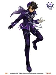 Rule 34 | 1boy, belt, black boots, black gloves, black hair, black jacket, black pants, boots, bow, bowtie, cape, closed mouth, collared jacket, company name, copyright name, copyright notice, crescent print, dark-skinned male, dark skin, determined, elsword, facial scar, feather hair ornament, feathers, floating cape, full body, game cg, gloves, grey bow, grey bowtie, hair between eyes, hair ornament, hwansang, jacket, knee up, light smile, logo, long sleeves, looking at viewer, magical boy, male focus, mechanical hands, official alternate costume, official art, orange eyes, pants, purple belt, purple cape, raven cronwell, scar, scar on cheek, scar on face, second-party source, short hair, single glove, single mechanical hand, solo, tachi-e, thick eyebrows, thigh belt, thigh boots, thigh strap, transparent background, tsurime, v-shaped eyebrows