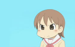 Rule 34 | &gt;:t, 1girl, :t, aioi yuuko, brown hair, nichijou, school uniform, short hair, tokisadame school uniform, v-shaped eyebrows
