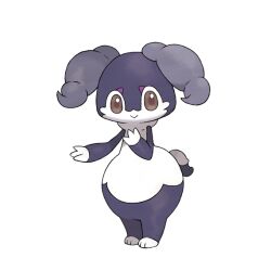 Rule 34 | :&gt;, artist request, brown eyes, closed mouth, full body, gen 8 pokemon, indeedee, indeedee (female), nintendo, official art, pokemon, pokemon (creature), pokemon focus, pokemon swsh, smile, solo, third-party source, transparent background