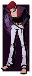Rule 34 | 1boy, fire, iori yagami, magic, pyrokinesis, the king of fighters, yagami iori