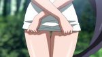 10s 2girls animated bikini black_hair bouncing_breasts breasts closed_eyes covered_erect_nipples high_school_dxd highres himejima_akeno huge_breasts long_hair micro_bikini multiple_girls ponytail purple_bikini rias_gremory slingshot_swimsuit sloshing_breasts smile sound standing swimsuit underboob undressing video wide_hips