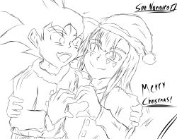 absurdres beyblade beyblade_x christmas crossover dragon_ball highres nanairo_multi son_goku