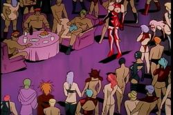 1990s_(style) 6+boys 6+girls animated anus ass ass_grab ball_gag bdsm bent_over bisexual bisexual_female black_leotard bodysuit bondage bouncing_breasts bound bra breastless_clothes breastless_leotard breasts censored chain cleft_of_venus collar cool_devices corset cuffs dildo domino_mask dress ear_piercing earrings fishnet_legwear fishnets gag gagged garter_straps gimp_mask gloves grabbing_another&#039;s_breast groping harness huge_ass jewelry large_breasts large_penis latex latex_bodysuit latex_bra latex_corset latex_dress latex_gloves latex_legwear latex_leotard latex_panties latex_thong leash leotard licking mask medium_breasts molestation mon-mon_(miyazaki_kenjin) multiple_boys multiple_girls music nipple_piercing nipple_rings nipple_stimulation nipple_tweak nipples nude oral panties penis pet_play piercing pubic_hair pussy pussy_juice rape red_corset red_dress retro_artstyle sex sex_toy small_breasts sound tagme talking thong underwear vaginal video whip whip_marks yuri