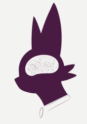 animal_collar animal_focus animal_sexualization collar english_text espeon from_side gen_2_pokemon grey_background greyscale kekitopu monochrome nintendo no_humans pokemon pokemon_(creature) portrait profile silhouette simple_background sketch solo x-ray