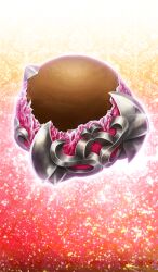 chocolate chocolate_lady_no_karasawagi commentary fate/grand_order fate_(series) food food_focus gradient_background lasengle no_humans official_art red_background sparkle third-party_source