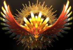 artist_name body_markings commentary full_body gen_2_pokemon highres ho-oh iogi_(iogi_k) legendary_pokemon looking_at_viewer nintendo no_humans orange_eyes pokemon pokemon_(creature) pokemon_focus solo talons