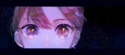 Rule 34 | 1boy, 58 (scbaby), brown hair, close-up, commentary request, eye reflection, fireworks, igasaki magohei, letterboxed, long eyelashes, looking at viewer, male focus, mouth out of frame, night, nostrils, outdoors, rakudai ninja rantarou, reflection, short hair, solo