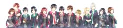 5girls 6+boys andromeda_tonks arthur_weasley bad_id bad_pixiv_id bellatrix_lestrange black_hair blonde_hair blue_eyes book brown_eyes brown_hair closed_eyes glasses harry_potter_(series) highres hogwarts_school_uniform james_potter lily_evans long_hair long_image lucius_malfoy molly_weasley multiple_boys multiple_girls narcissa_malfoy necktie peter_pettigrew red_hair regulus_arcturus_black remus_lupin school_uniform severus_snape short_hair sirius_black white_hair wide_image wizarding_world yunaminato yuuna_minato