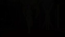 2girls animated embarrassed english_text multiple_girls music tagme video