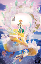 6+girls absurdres black_pants blonde_hair blue_shirt cadence_of_hyrule cape chichi_band circlet cloud dragon dress earrings eastern_dragon falling forehead_jewel highres hood hooded_cape hyrule_warriors hyrule_warriors:_age_of_calamity jewelry light_dragon_(zelda) long_hair magatama magatama_necklace master_sword midair multiple_girls multiple_persona necklace new_nintendo_3ds_commercial nintendo official_alternate_costume pants phantom_(zelda) pink_sky pointy_ears ponytail princess_zelda shield shirt short_hair sky spirit strapless strapless_dress tabard the_legend_of_zelda the_legend_of_zelda:_a_link_between_worlds the_legend_of_zelda:_a_link_to_the_past the_legend_of_zelda:_breath_of_the_wild the_legend_of_zelda:_four_swords the_legend_of_zelda:_four_swords_adventures the_legend_of_zelda:_ocarina_of_time the_legend_of_zelda:_oracle_of_ages the_legend_of_zelda:_oracle_of_seasons the_legend_of_zelda:_skyward_sword the_legend_of_zelda:_spirit_tracks the_legend_of_zelda:_tears_of_the_kingdom the_legend_of_zelda:_the_minish_cap the_legend_of_zelda:_the_wind_waker the_legend_of_zelda:_twilight_princess the_legend_of_zelda_(nes) triangle_print white_dress