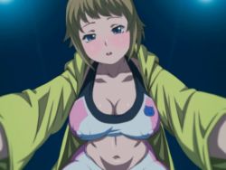 10s 1girl a196953 animated animated_gif bad_id bad_pixiv_id bouncing_breasts breasts breathing covered_erect_nipples female_focus gundam gundam_build_fighters gundam_build_fighters_try hoshino_fumina incoming_kiss kiss large_breasts md5_mismatch solo ugoira