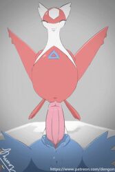 1boy 1girl animated animated_gif anus cum cum_in_pussy dengon fellatio furry furry_female furry_male gen_3_pokemon latias latios legendary_pokemon nintendo open_mouth oral penis pokemon pokemon_(creature) pussy sex smile uncensored vaginal wings yellow_eyes
