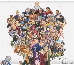 10s 2016 6+boys 6+girls absolutely_everyone ace_attorney acro_(ace_attorney) adrian_andrews aged_down alita_tiala amazing_nine-tails angel_starr apollo_justice apollo_justice:_ace_attorney april_may aristotle_means athena_cykes aura_blackquill back-to-back bald beard bellboy_(ace_attorney) benjamin_woodman bikini_(ace_attorney) black_hair blonde_hair blue_badger blue_hair bobby_fulbright bow bowtie brother_and_sister brown_hair capcom charley_(ace_attorney) child clay_terran clenched_hand clonco_(ace_attorney) closed_eyes cody_hackins cone_hair_bun covered_eyes covered_mouth dahlia_hawthorne damian_tenma damon_gant daryan_crescend dee_vasquez desiree_delite dick_gumshoe diego_armando director_hotti drew_misham elise_deauxnim ema_skye everyone facial_hair family florent_l&#039;belle formal_clothes frank_sahwit franziska_von_karma furio_tigre gakuran gaspen_payne glasses goatee godot_(ace_attorney) grey_hair guy_eldoon hair_bun hair_ribbon hat herman_crab highres hugh_o&#039;conner ini_miney iris_(ace_attorney) jacket jake_marshall jean_armstrong jinxie_tenma juniper_woods klavier_gavin kristoph_gavin lamiroir_(ace_attorney) lana_skye larry_butz lisa_basil looking_at_viewer lotta_hart luke_atmey machi_tobaye maggey_byrde manfred_von_karma marlon_rimes marvin_grossberg matt_engarde max_galactica maya_fey mia_fey mike_meekins miles_edgeworth missile_(ace_attorney) moe_(ace_attorney) mole mole_under_eye morgan_fey multicolored_hair multiple_boys multiple_girls myriam_scuttlebutt necktie norma_deplume ok_sign olga_orly open_clothes open_jacket open_mouth orla_shipley oyaji_(gyakuten_saiban) pearl_fey penny_nichols petals phineas_filch phoenix_wright phoenix_wright:_ace_attorney phoenix_wright:_ace_attorney_-_dual_destinies phoenix_wright:_ace_attorney_-_justice_for_all phoenix_wright:_ace_attorney_-_trials_and_tribulations pink_hair pink_necktie plum_kitaki pointing pointing_up police police_uniform polly_(ace_attorney) ponco_(ace_attorney) ponko_(gyakuten_saiban) purple_hair red_hair red_necktie redd_white regina_berry ribbon richard_wellington robin_newman ron_delite sakaguchi_ginjiro sal_manella sasha_buckler school_uniform shelly_de_killer shiba_inu siblings side_ponytail signature simon_blackquill sisters smile solomon_starbuck spark_brushel star_(symbol) steel_samurai suit sunglasses ted_tonate teeth terry_fawles the_judge_(ace_attorney) the_thinker timestamp top_hat traditional_bowtie trilo_quist trucy_wright turner_grey two-tone_hair valant_gramarye vera_misham victor_kudo viola_cadaverini wendy_oldbag wesley_stickler will_powers winfred_kitaki winston_payne wocky_kitaki yanni_yogi yuri_cosmos zak_gramarye